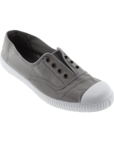 Sportif pour Femme VICTORIA ZAPATILLA INGLESA DE LONA LAVADA GRIS