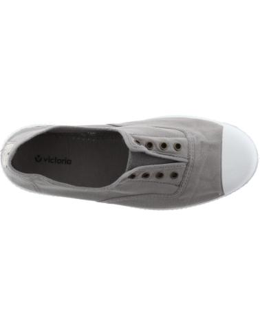 Sportif pour Femme VICTORIA ZAPATILLA INGLESA DE LONA LAVADA GRIS