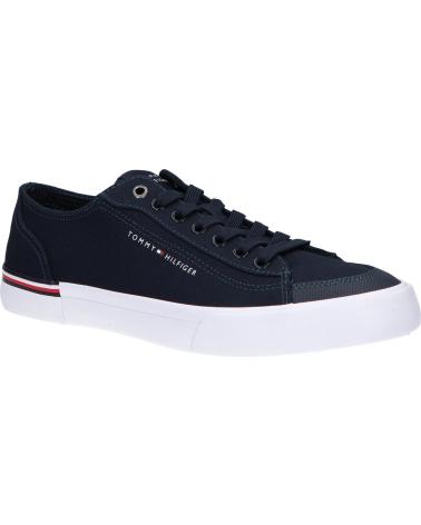 Scarpe sport per Uomo TOMMY HILFIGER FM0FM04954 CORPORATE VULC CANVAS DW5 DESERT SKY
