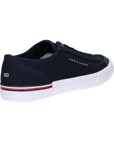 Scarpe sport per Uomo TOMMY HILFIGER FM0FM04954 CORPORATE VULC CANVAS DW5 DESERT SKY