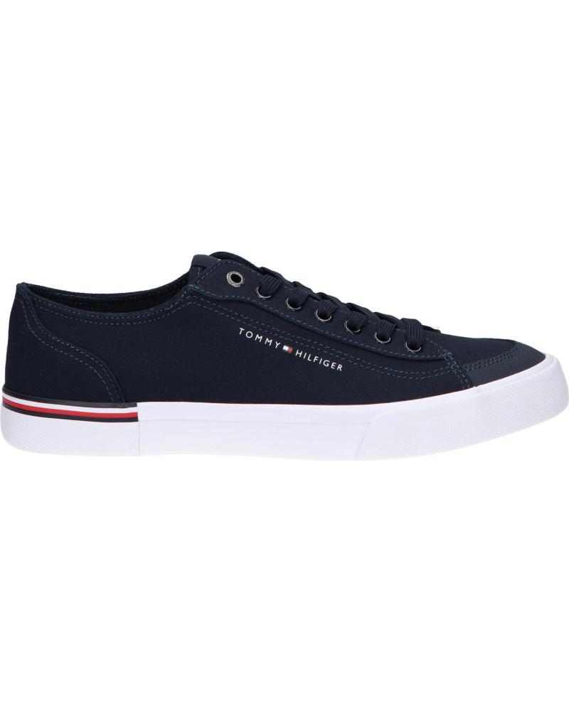 Scarpe sport per Uomo TOMMY HILFIGER FM0FM04954 CORPORATE VULC CANVAS DW5 DESERT SKY