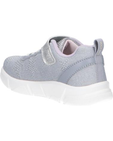 girl and boy Trainers GEOX J25DLD 07QBC J ARIL C1316 SILVER-LILAC