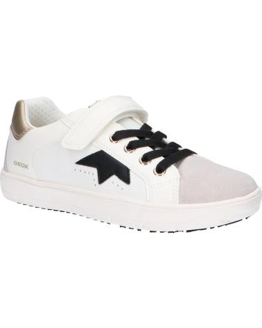 Deportivas de Niña GEOX J35DWA 08554 J SILENEX C0588 WHITE-PLATINUM