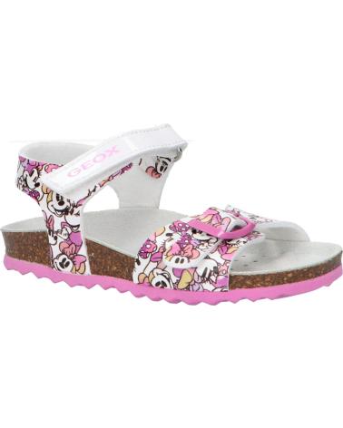 Sandales pour Fille geox B SANDAL CHALKI GIRL BLANCO