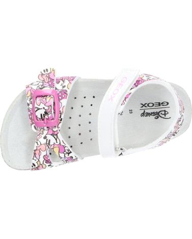 Sandales pour Fille geox B SANDAL CHALKI GIRL BLANCO