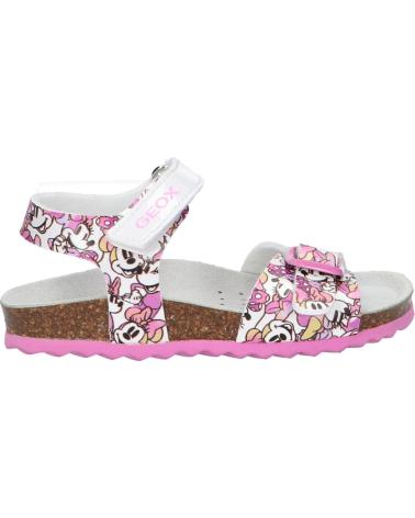 Sandalias de Niña geox B SANDAL CHALKI GIRL BLANCO