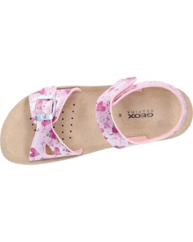 Sandálias de Menina GEOX J15EAB 000QD J SANDAL COSTAREI C8005 PINK