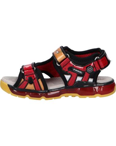 Sandali per Bambino GEOX J350QB 014CE J SANDAL ANDROID C0048 BLACK-RED