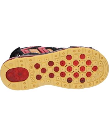 Sandali per Bambino GEOX J350QB 014CE J SANDAL ANDROID C0048 BLACK-RED