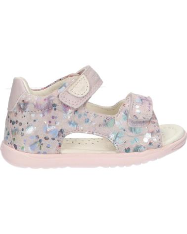 Sandali per Bambina GEOX B254WA 007BC B SANDAL MACCHIA C8172 LT ROSE
