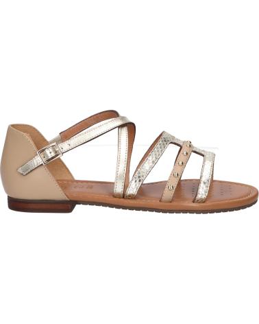 Sandálias de Mulher e Menina GEOX D25LXV 043N9 D SOZY CH62L LT TAUPE-LT GOLD