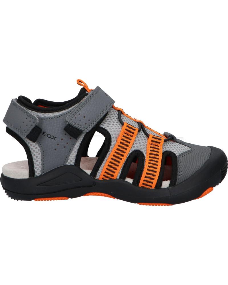 Sandalias de Niño GEOX J15E1A 014CE JR SANDAL KYLE C0036 GREY-ORANGE