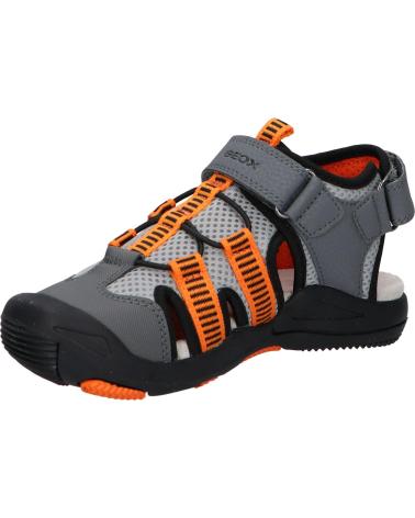 Sandalias de Niño GEOX J15E1A 014CE JR SANDAL KYLE C0036 GREY-ORANGE
