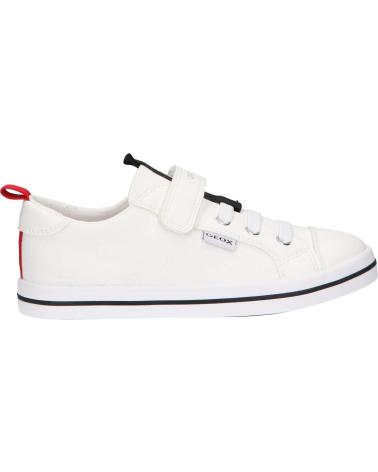 Sportif pour Femme et Fille et Garçon GEOX J3504I 01054 JR CIAK C1000 WHITE