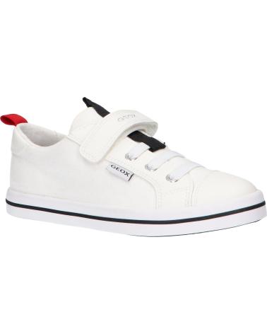 Sportif pour Femme et Fille et Garçon GEOX J3504I 01054 JR CIAK C1000 WHITE
