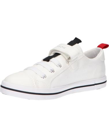 Sportif pour Femme et Fille et Garçon GEOX J3504I 01054 JR CIAK C1000 WHITE