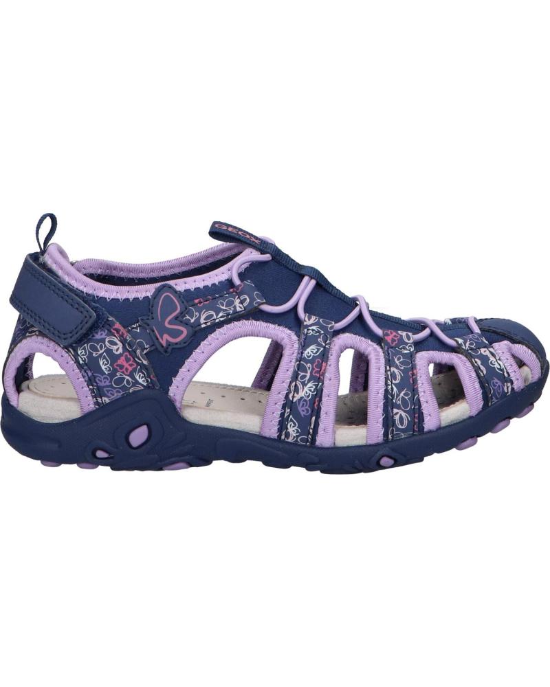 Sandali per Bambina GEOX SANDAL WHINBERRY G AZUL