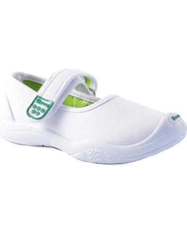 Bailarinas de Niño GORILA CANVAS ZAPATO LONA NINA BLANCO