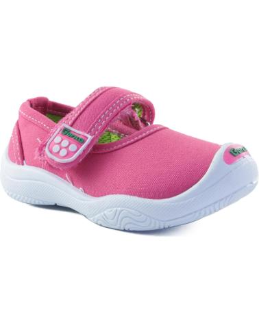 Bailarinas de Niño GORILA CANVAS ZAPATO LONA NINA ROSA