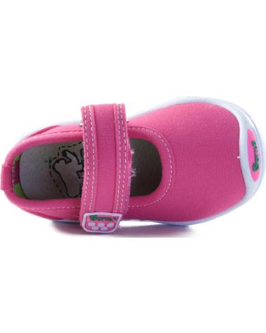 Bailarinas de Niño GORILA CANVAS ZAPATO LONA NINA ROSA