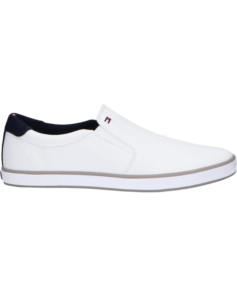 Scarpe per Uomo TOMMY HILFIGER FM0FM00597 ICONIC SLIP ON SNEAKER 100 WHITE