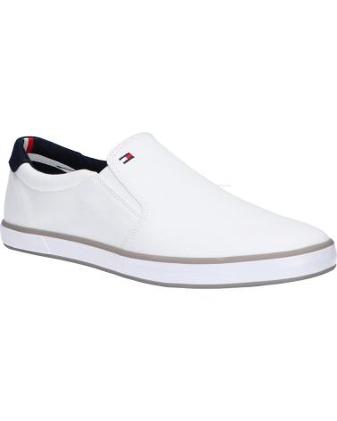 Scarpe per Uomo TOMMY HILFIGER FM0FM00597 ICONIC SLIP ON SNEAKER 100 WHITE
