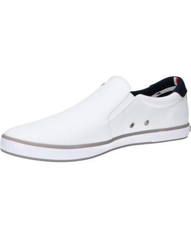 Scarpe per Uomo TOMMY HILFIGER FM0FM00597 ICONIC SLIP ON SNEAKER 100 WHITE