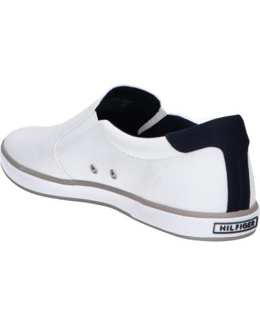 Scarpe per Uomo TOMMY HILFIGER FM0FM00597 ICONIC SLIP ON SNEAKER 100 WHITE