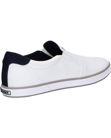 Scarpe per Uomo TOMMY HILFIGER FM0FM00597 ICONIC SLIP ON SNEAKER 100 WHITE