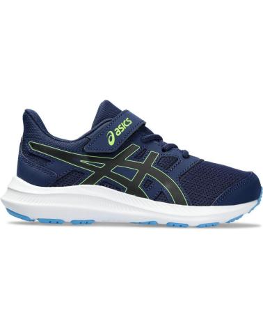 ASICS JOLT 4 PS RUNNING BAMBINO UNISEX BLU - RIF. 1014A299-406 BLUE EXPANSE-BLACK BLUE EXPANSE-BLACK