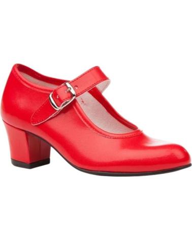 Zapatos de Niña ANGELITOS ZAPATOS FLAMENCA VARIOS 302 ROJO