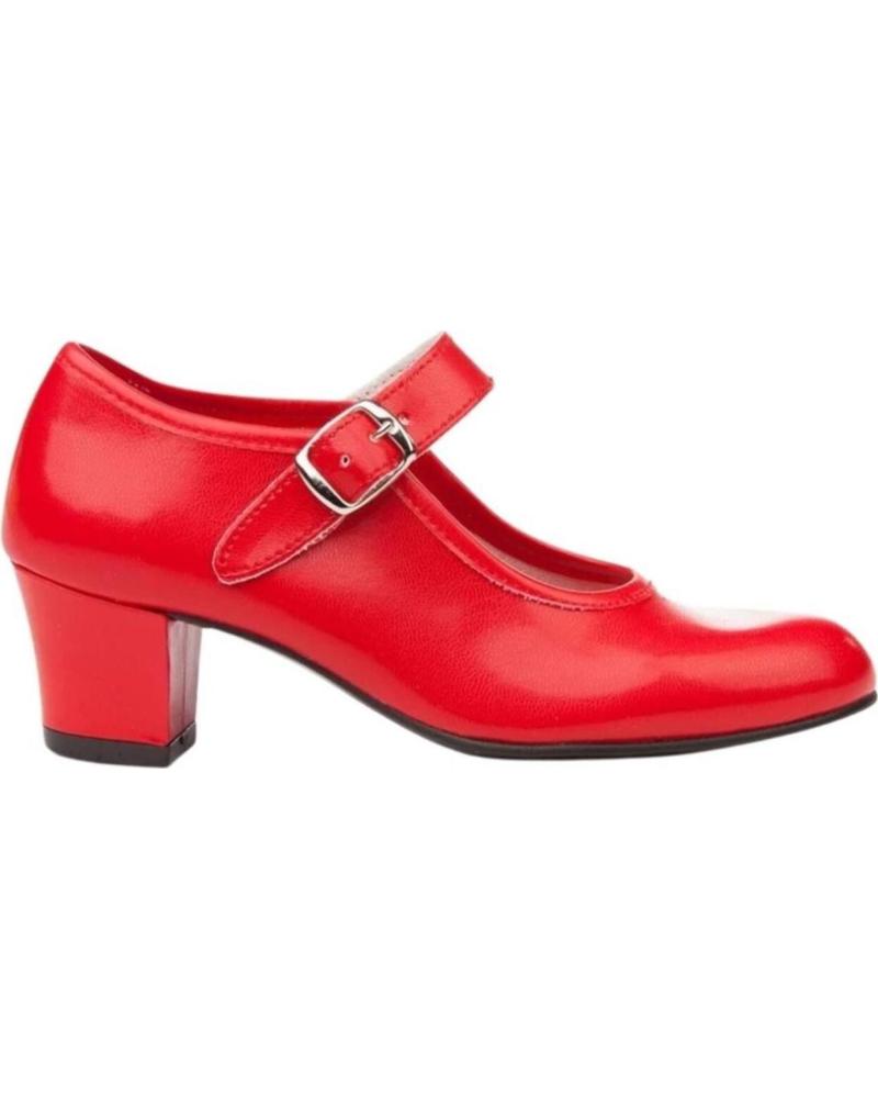 Zapatos de Niña ANGELITOS ZAPATOS FLAMENCA VARIOS 302 ROJO