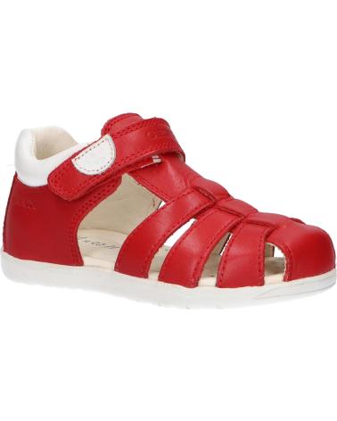 Sandales pour Garçon GEOX B254VA 08554 B SANDAL MACCHIA C0003 RED-WHITE