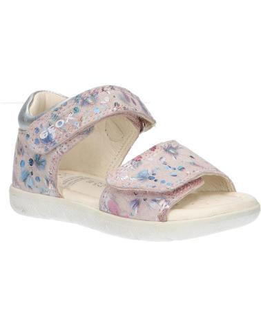 Sandalen für Mädchen GEOX B351YB 007NF B SANDAL ALUL C8237 LT ROSE-SILVER