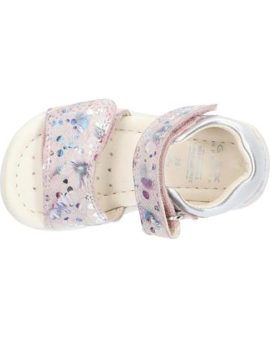 Sandalen für Mädchen GEOX B351YB 007NF B SANDAL ALUL C8237 LT ROSE-SILVER