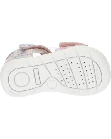 Sandalen für Mädchen GEOX B351YB 007NF B SANDAL ALUL C8237 LT ROSE-SILVER