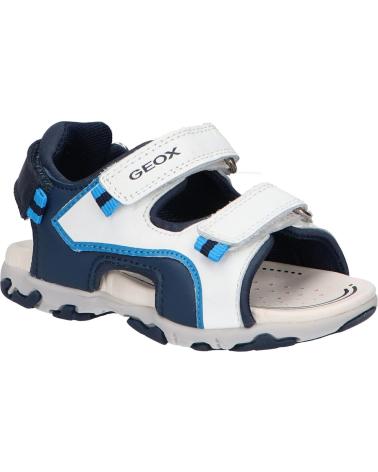 boy Sandals GEOX B3559A 08515 B SANDAL FLAFFEE C0899 WHITE-NAVY