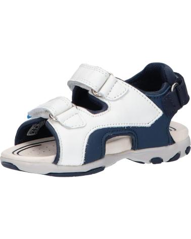 boy Sandals GEOX B3559A 08515 B SANDAL FLAFFEE C0899 WHITE-NAVY