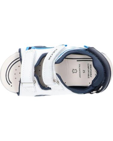 boy Sandals GEOX B3559A 08515 B SANDAL FLAFFEE C0899 WHITE-NAVY