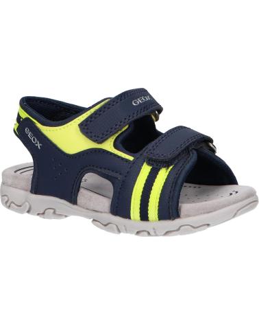 Sandalias de Niño GEOX B3559C 000CE B SANDAL FLAFFEE C4502 NAVY-FLUO YELLOW