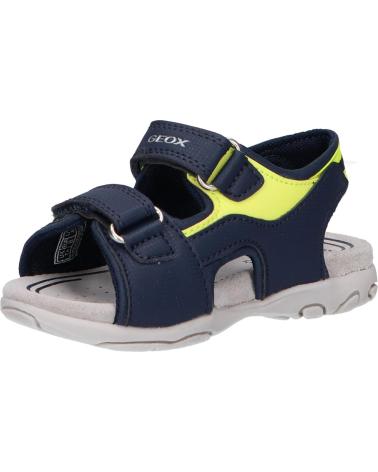 Sandalias de Niño GEOX B3559C 000CE B SANDAL FLAFFEE C4502 NAVY-FLUO YELLOW