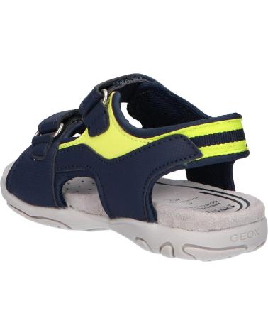 Sandalias de Niño GEOX B3559C 000CE B SANDAL FLAFFEE C4502 NAVY-FLUO YELLOW