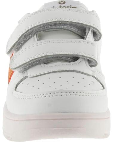 TÊNIS VELCRO VICTORIA TIEMPO 1124104 EFEITO COURO COR TELHA TEJA