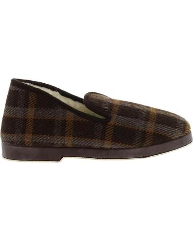 Man House slipers VICTORIA PANTUFLAS WAMBA BORREGUITO 200301 MARRON