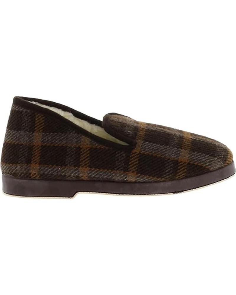 Man House slipers VICTORIA PANTUFLAS WAMBA BORREGUITO 200301 MARRON