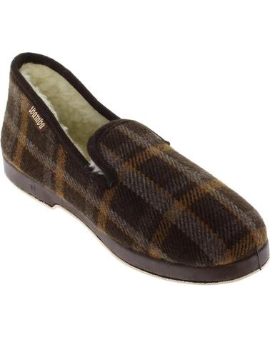 Man House slipers VICTORIA PANTUFLAS WAMBA BORREGUITO 200301 MARRON