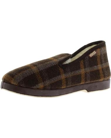 Man House slipers VICTORIA PANTUFLAS WAMBA BORREGUITO 200301 MARRON
