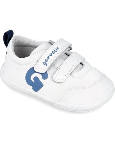 Zapatillas deporte de Niño garvalin DEPORTIVAS GARVALIN PIEL 242320-A BLANCOAZUL