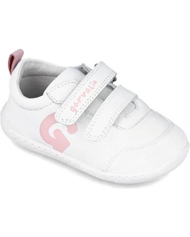 Zapatillas deporte de Niña GARVALIN BAREFOOT 242320 NINA BLANCO-ROSA BLANCO-ROSA