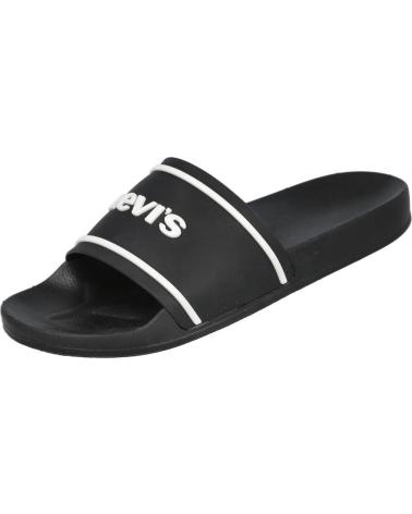 Zehansandalen für Herren LEVIS LEVI’S® 235232-611-59 CHANCLAS JUNE 3D NEGRO